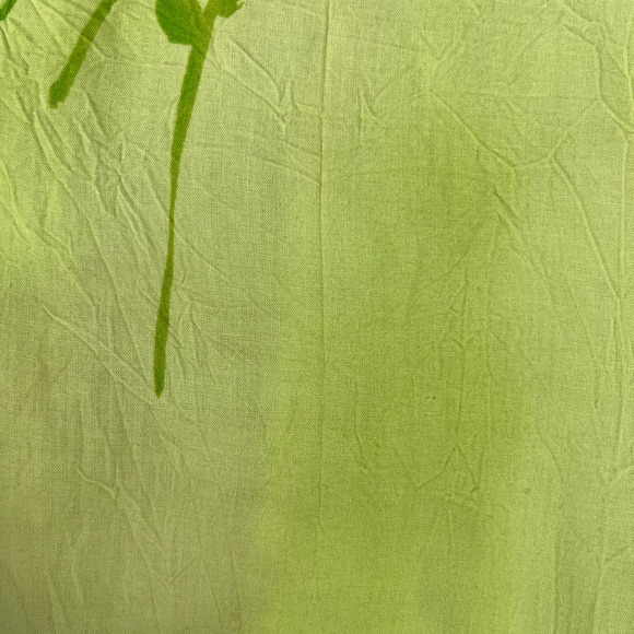 Jams World Pope Pants Womens Medium Floral Cropped Crinkle Pull On Hawaiian - Picture 6 of 16